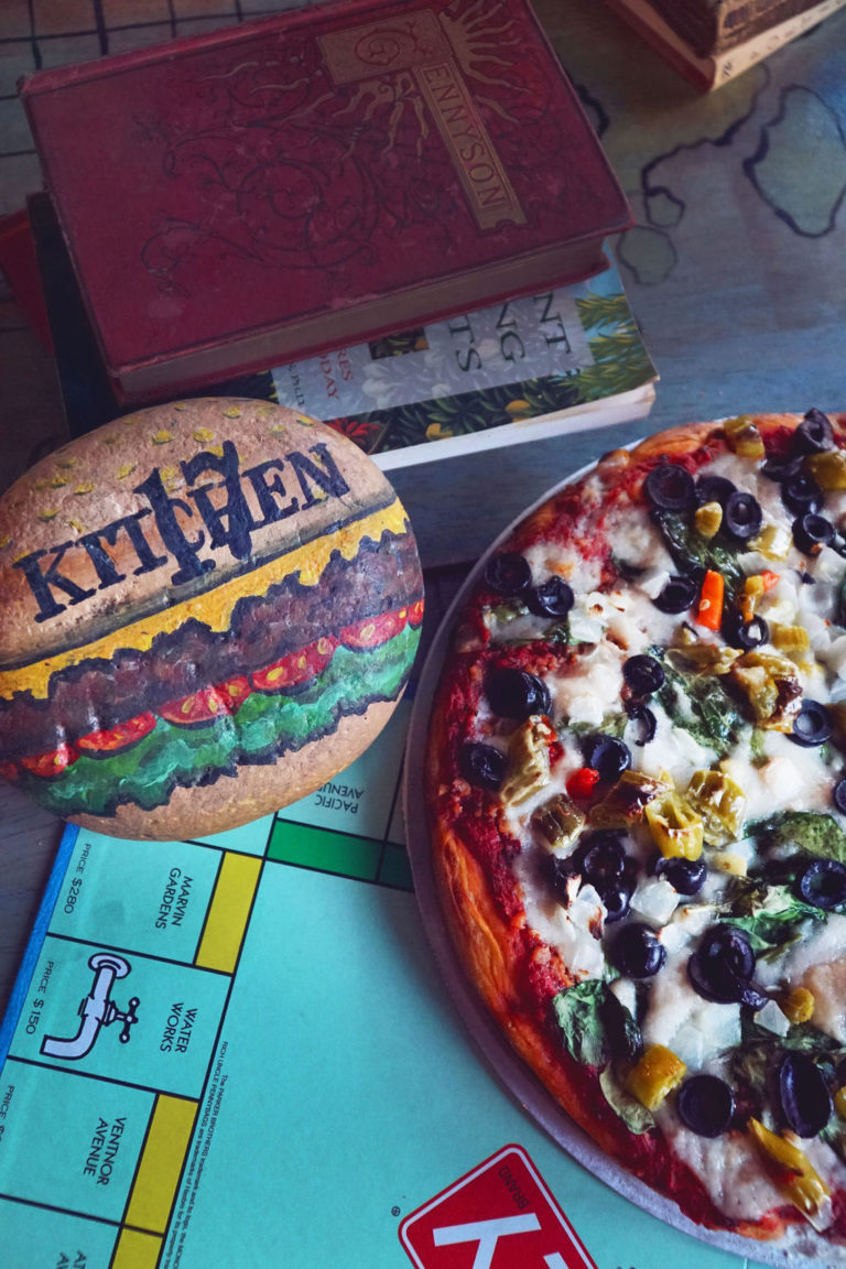 GLUTEN FREE Vegan Pizza Pan FULLY LOADED Frozen Kitchen 17