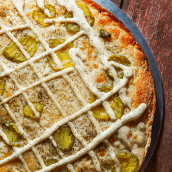 Vegan PICKLE Pizza with Dill Ranch - Pan - Frozen