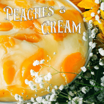 Vegan Peaches and Cream Cake - 12"