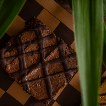 Vegan Brownies - TRIPLE CHOCOLATE - 12" Round - Gluten Free - Frozen